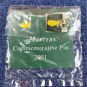 Vtg 2001 The Masters Commemorative Hole Series Pin #1 Golf Augusta Woods New